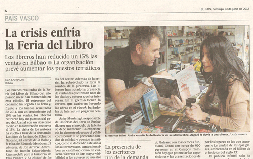 Mikel Alvira en El País